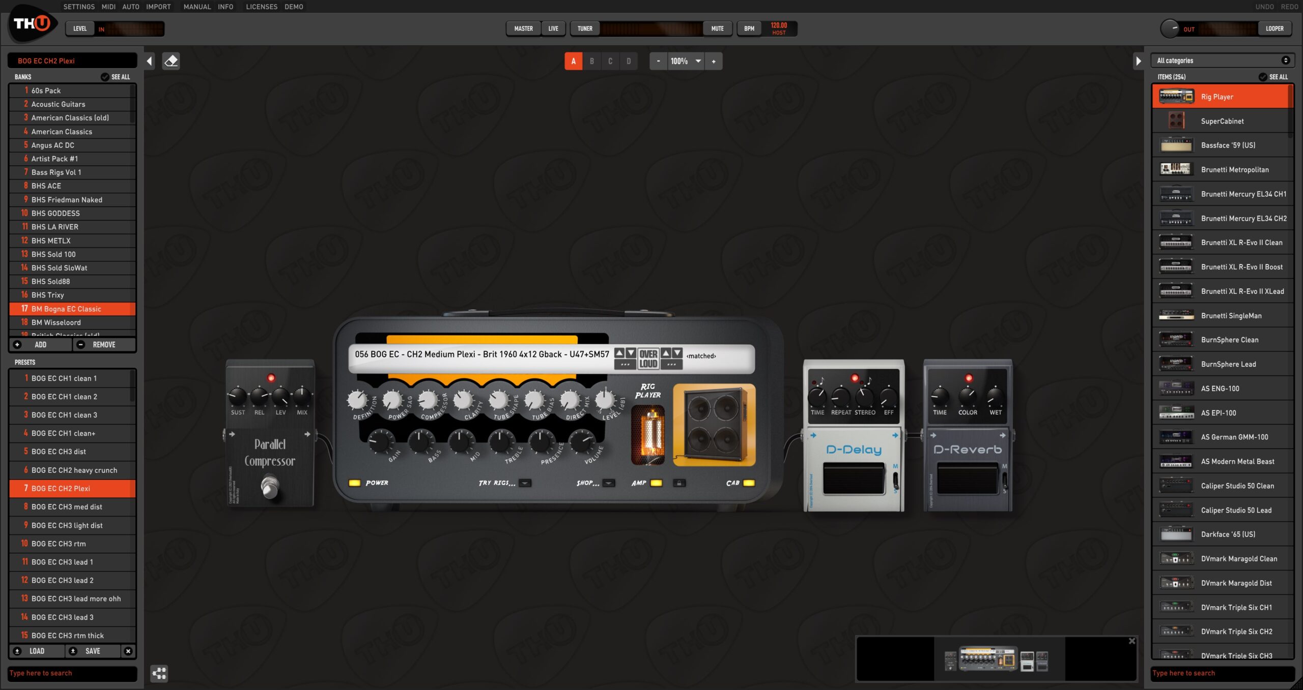 Overloud TH-U Premium for macos downloAD